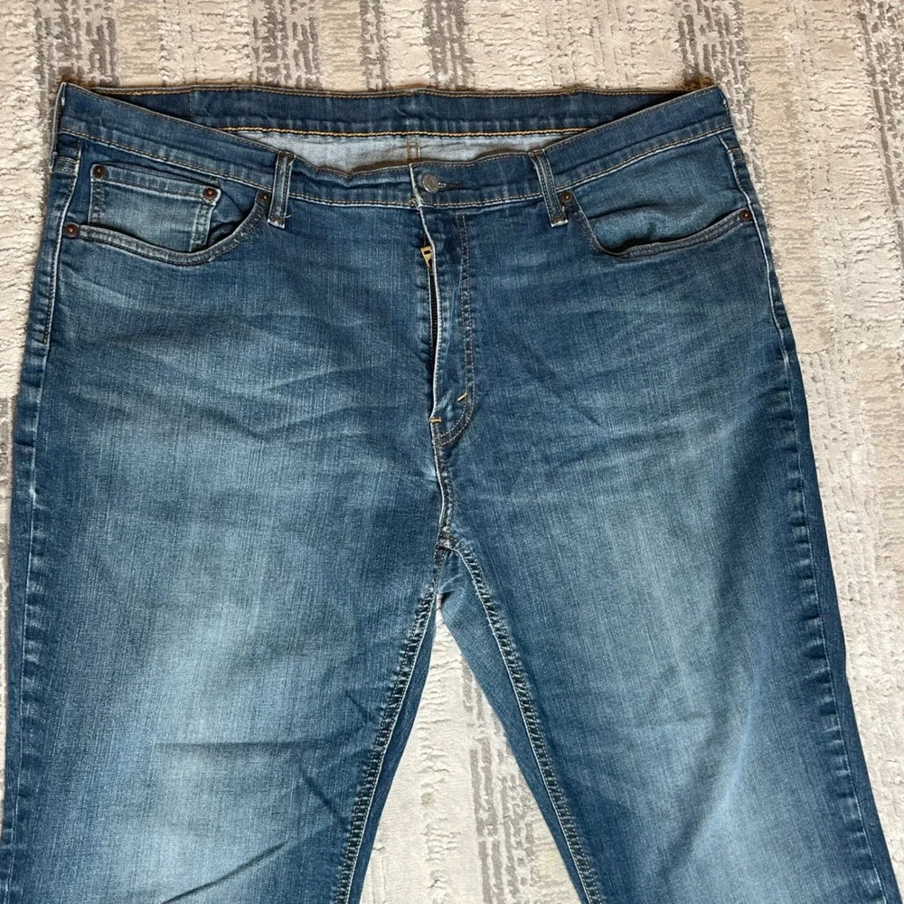 Levi's 541 Mens Athletic Blue Light Wash Denim Jean Size Big Tall  W44‎ L32